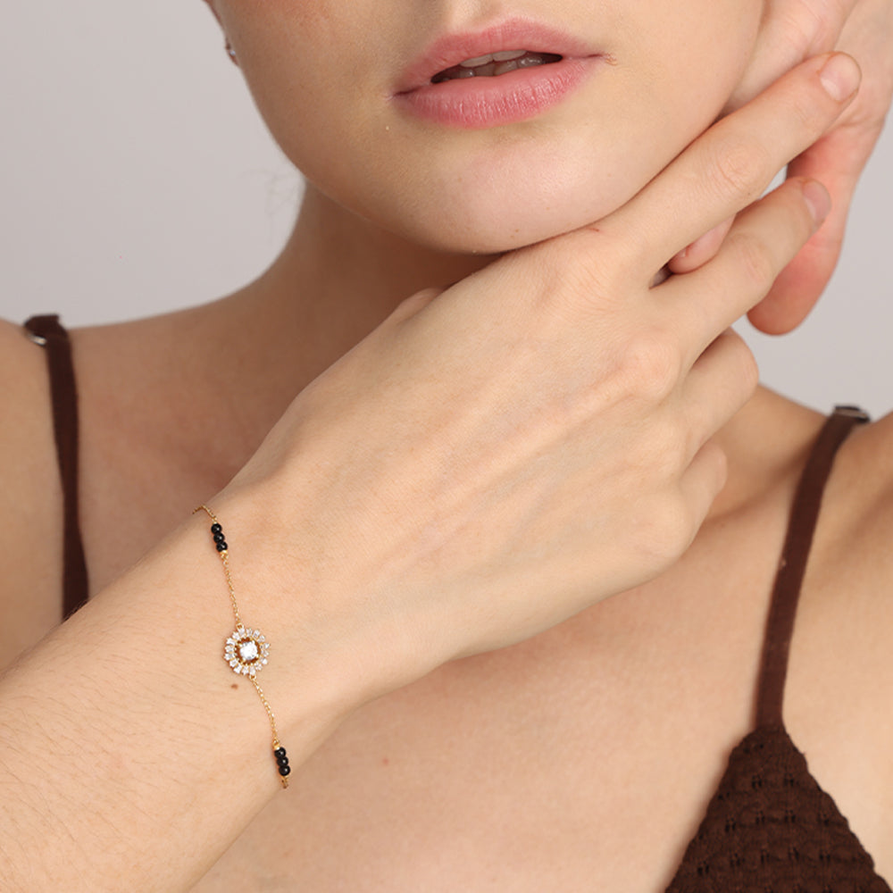 Hamsini Mangalsutra Bracelet | 18K Gold Vermeil