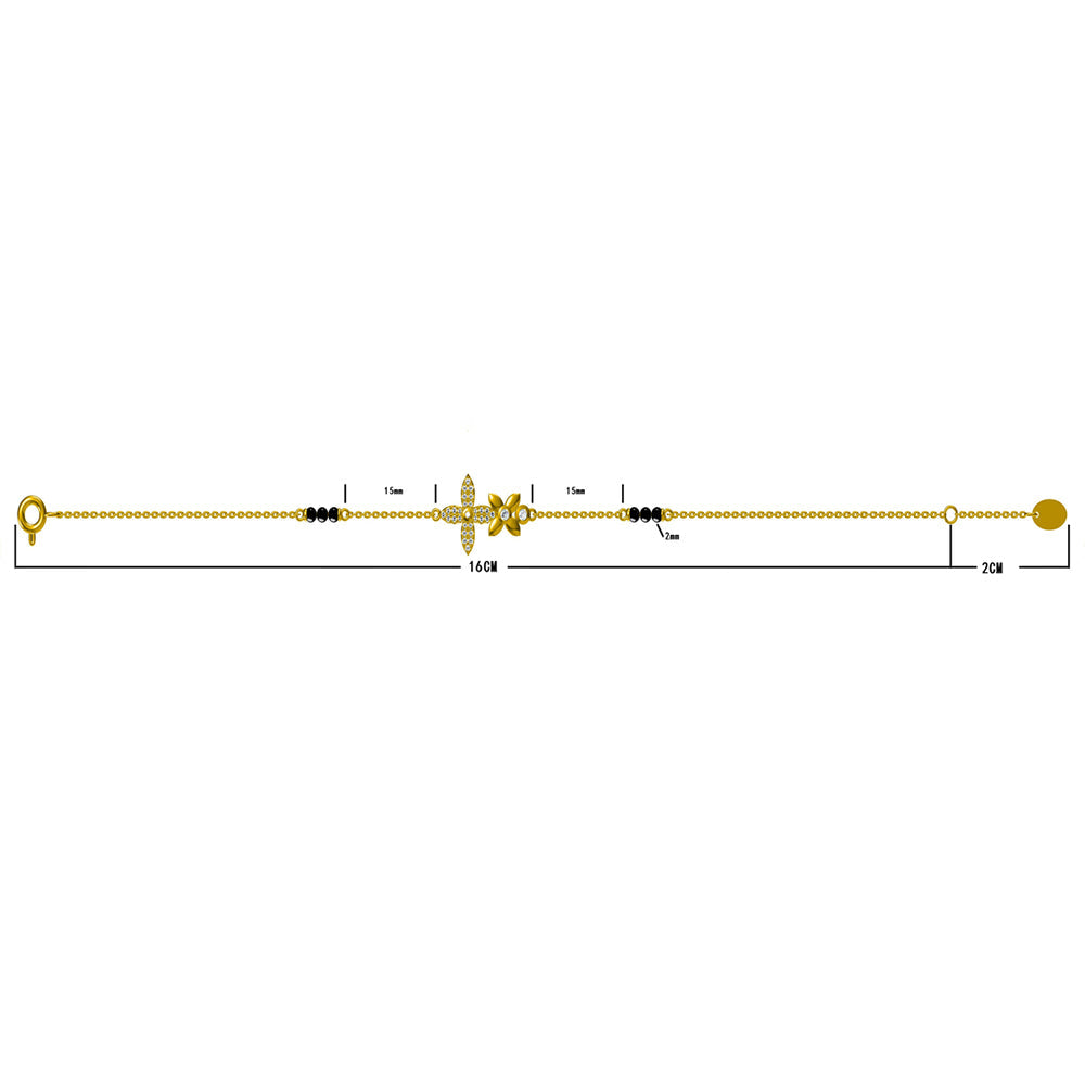 Manasvini Mangalsutra Bracelet | 18K Gold Vermeil