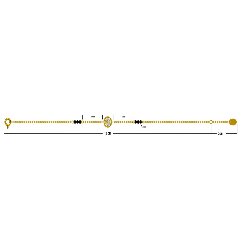 Tvasti Mangalsutra Bracelet | 18K Gold Vermeil
