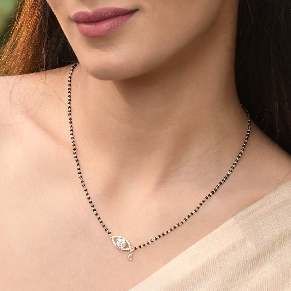 Evil Eye Mangalsutra | 18K Gold Vermeil