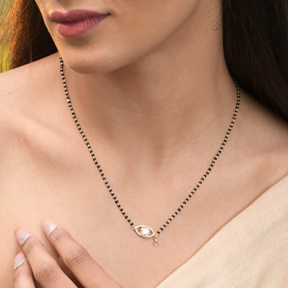 Evil Eye Mangalsutra | 18K Gold Vermeil