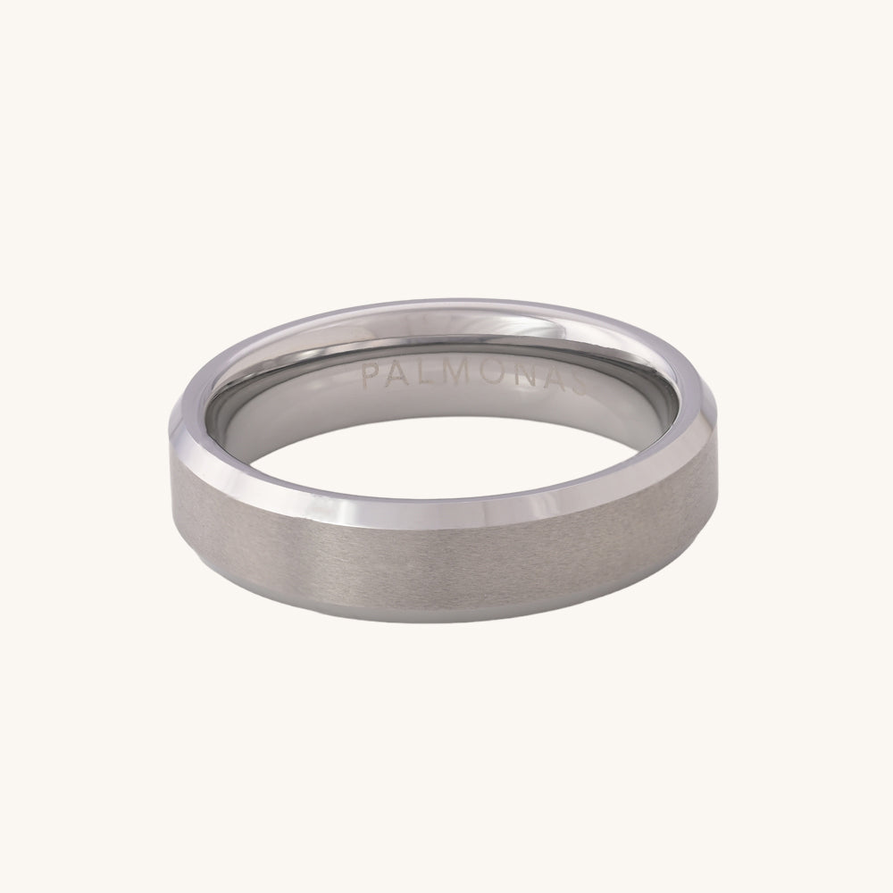 Wesley Band Men's Ring Medium- Tungsten