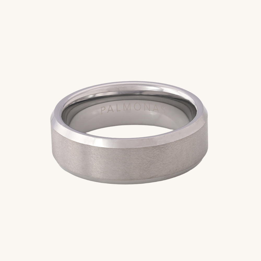 Wesley Band Men's Ring Big- Tungsten