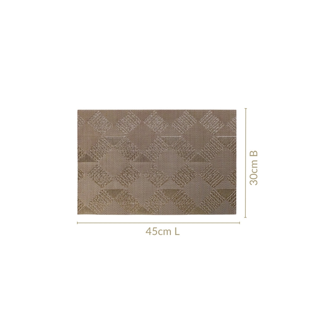 Modern Mosaic Shiny Placemat Set Of 6
