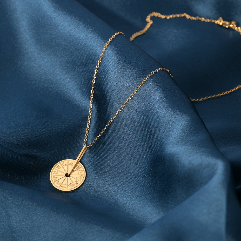 Sunsign Wheel Necklace