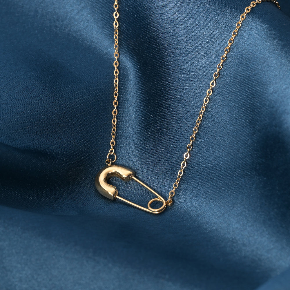 Safety Pin Necklace