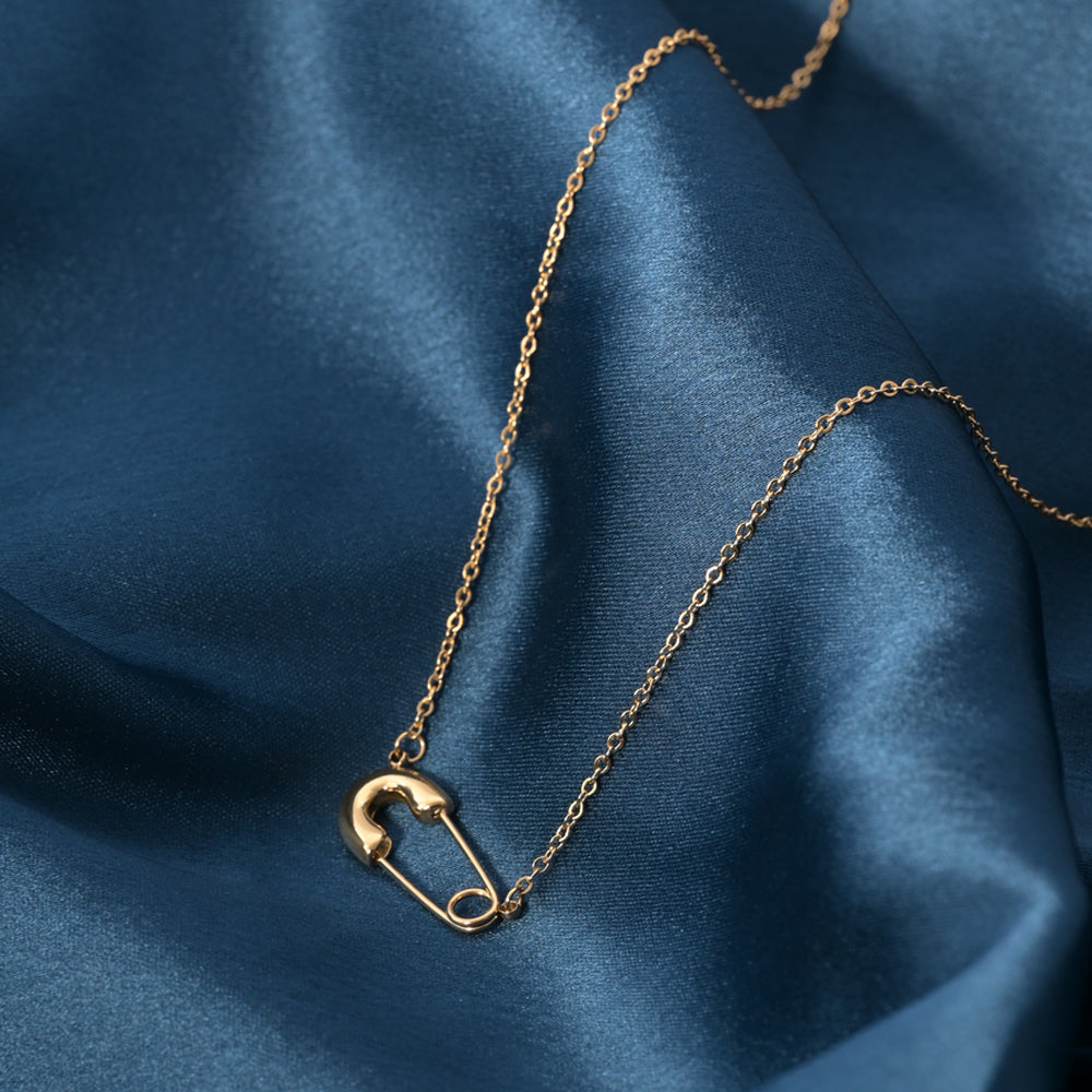 Safety Pin Necklace