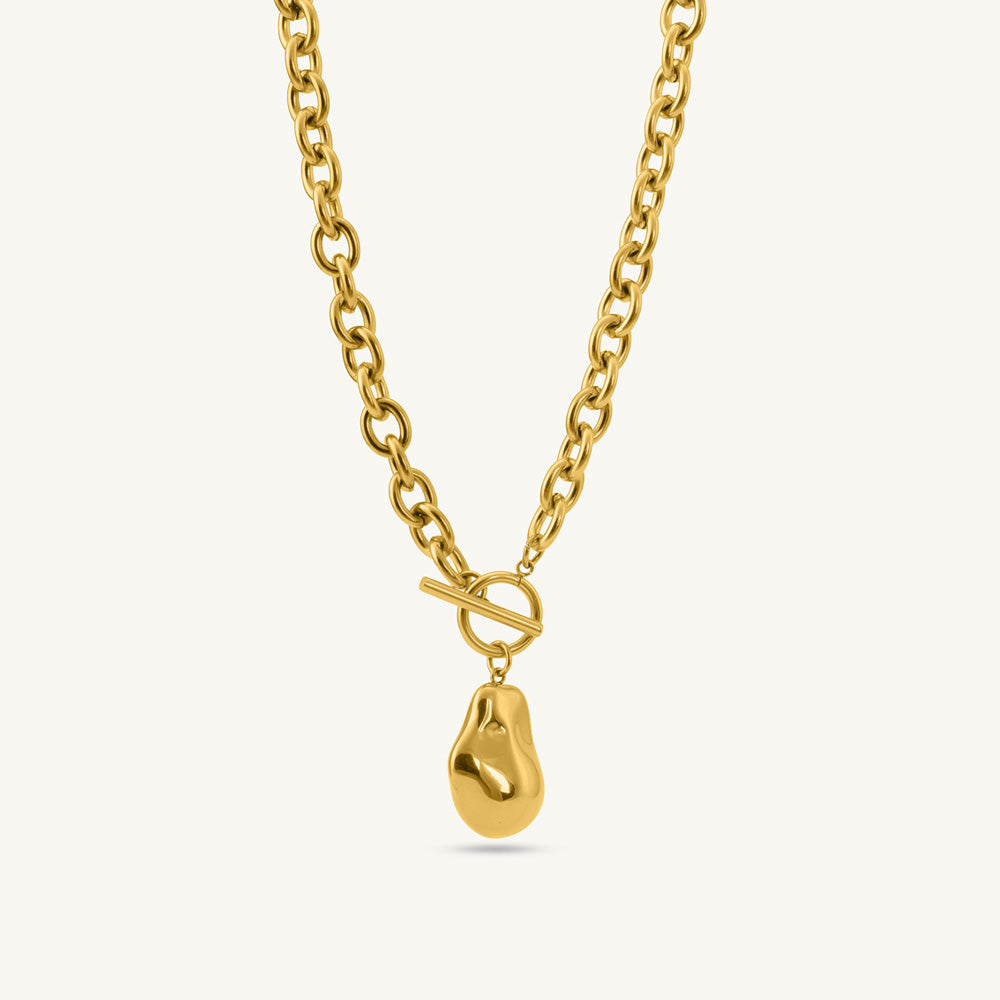 Golden Keepsake Charm Necklace