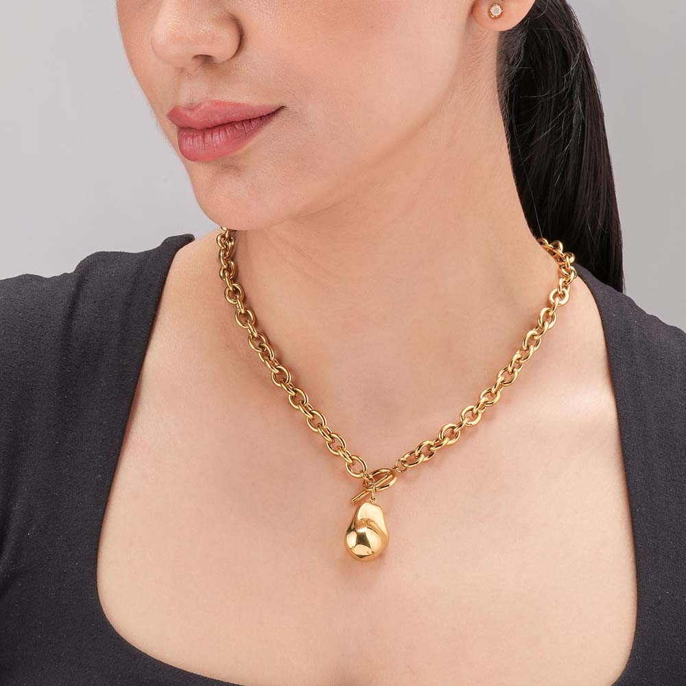 Golden Keepsake Charm Necklace
