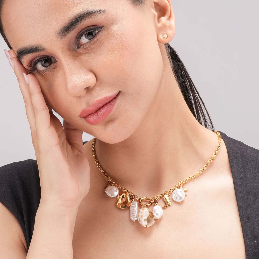 Ocean Whispers Charm Necklace
