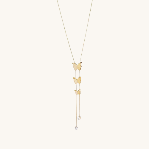 Butterfly Long Chain Necklace