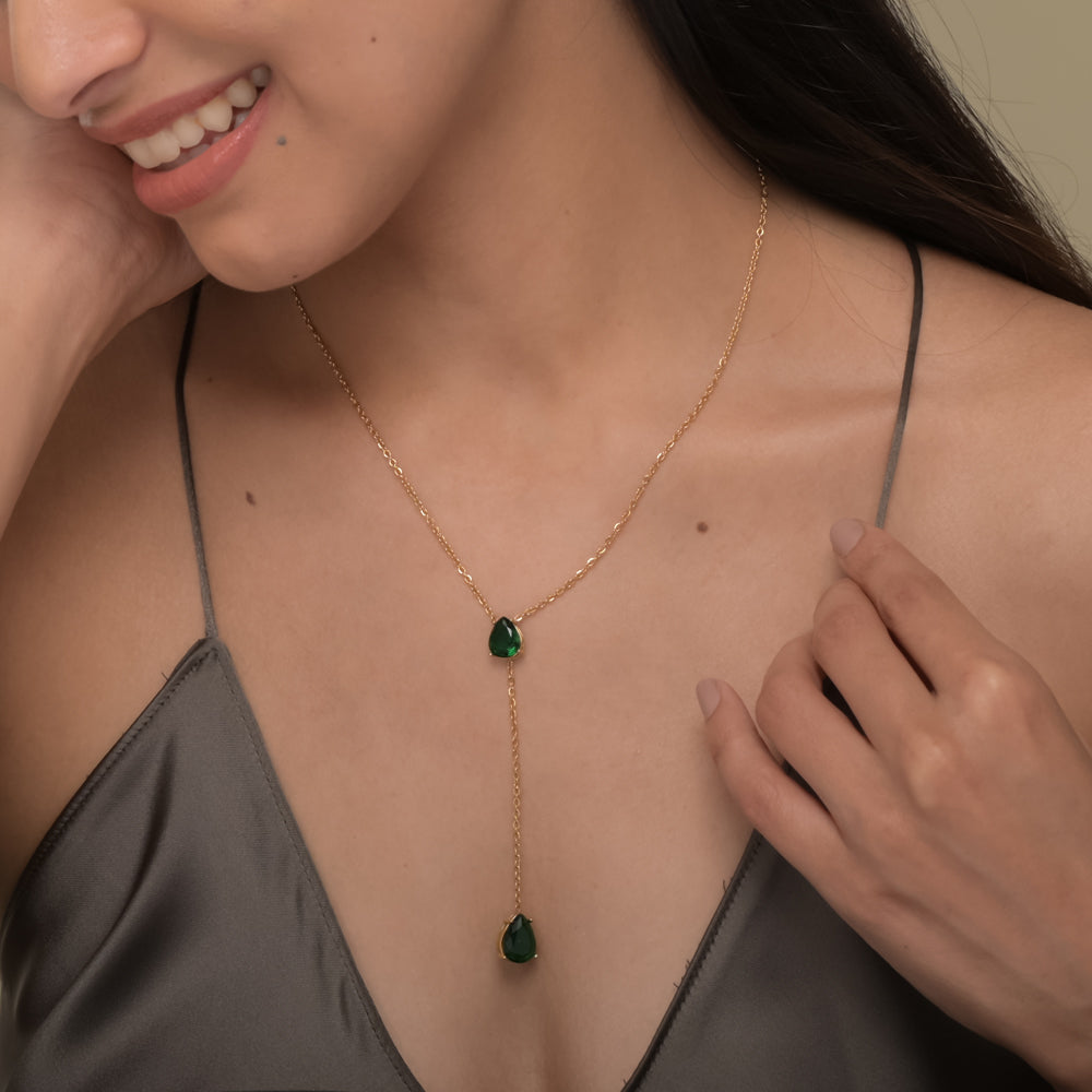 Serene Dew Drop Necklace