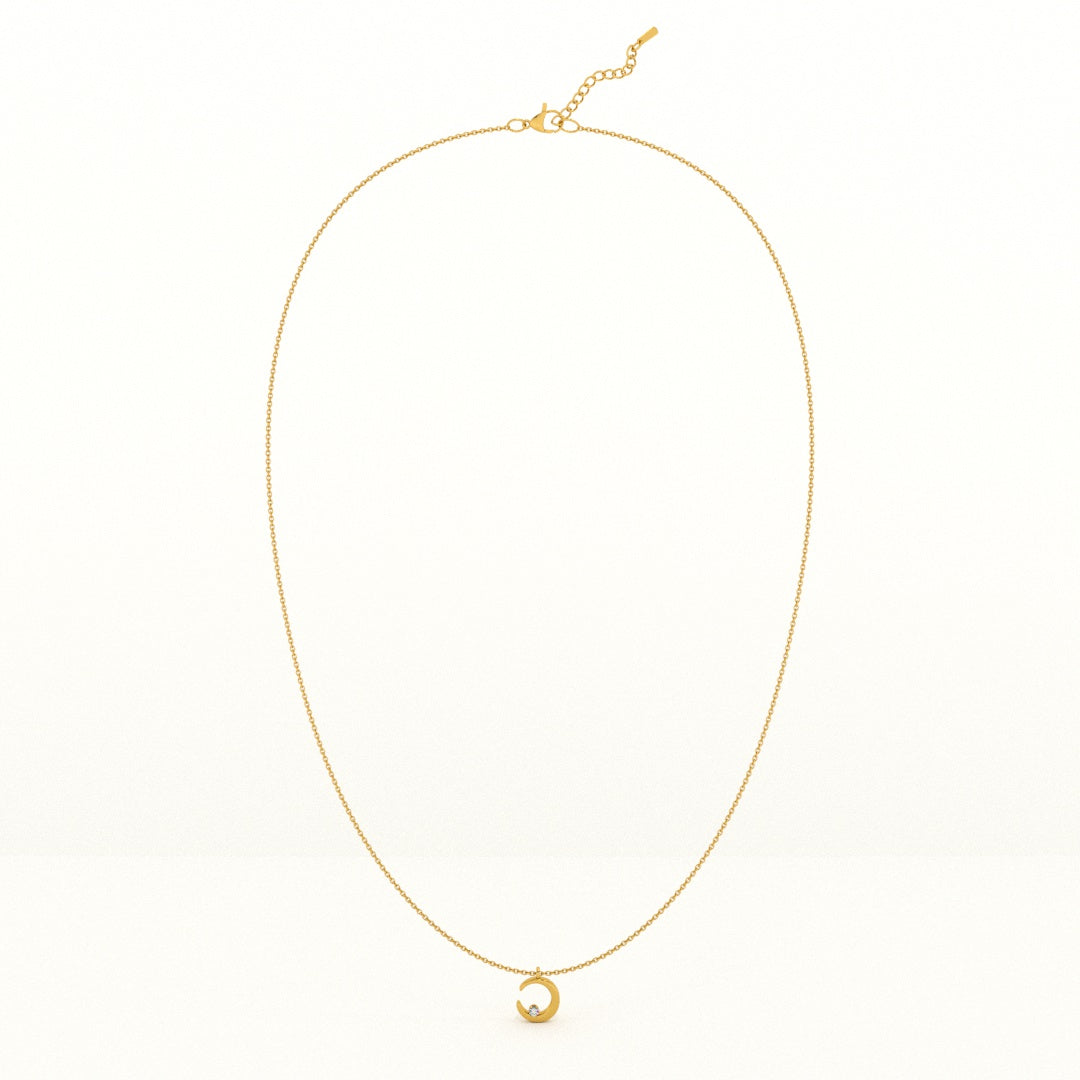 Moon Charm Necklace