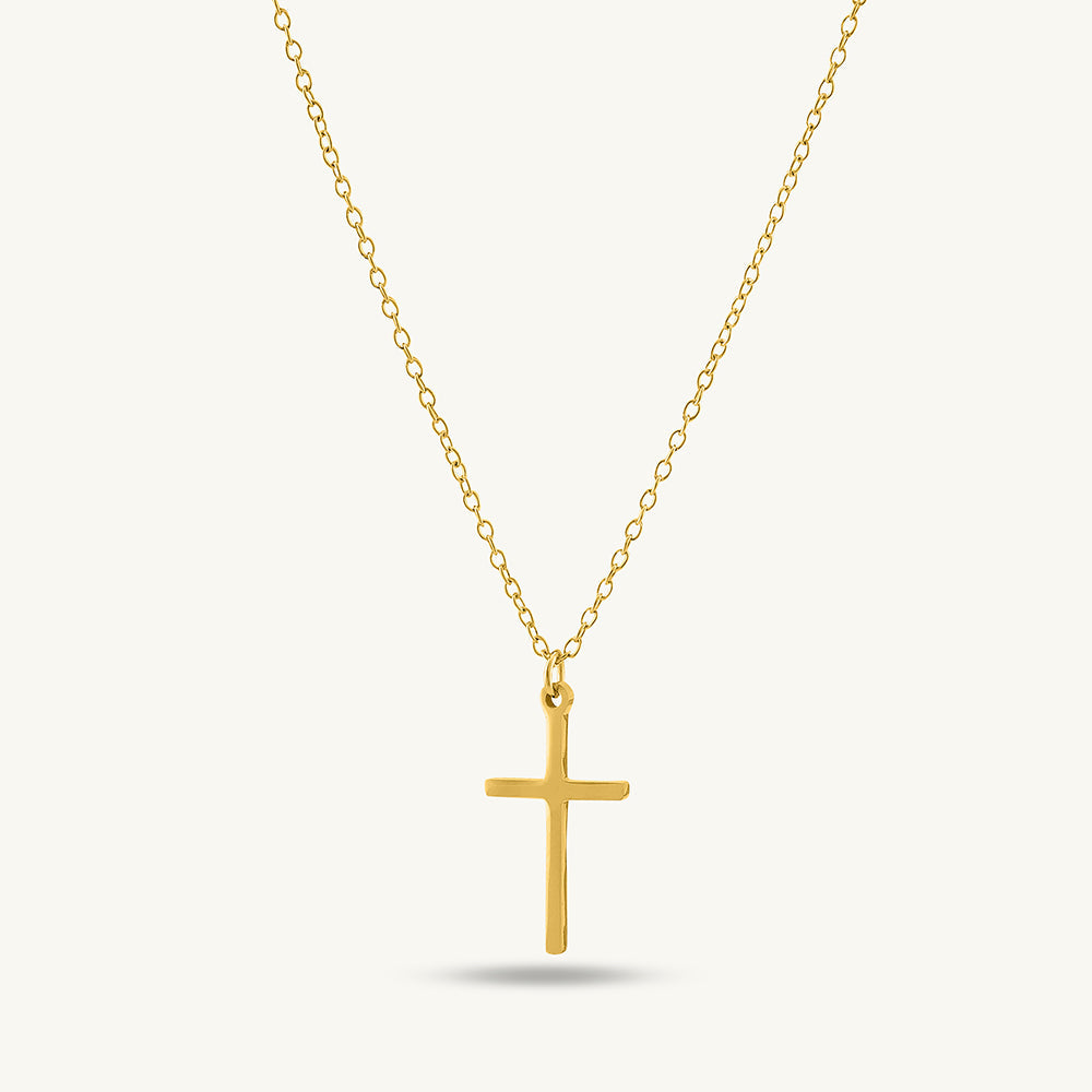 Star Moon Bracelet & Golden Cross Necklace Combo Set