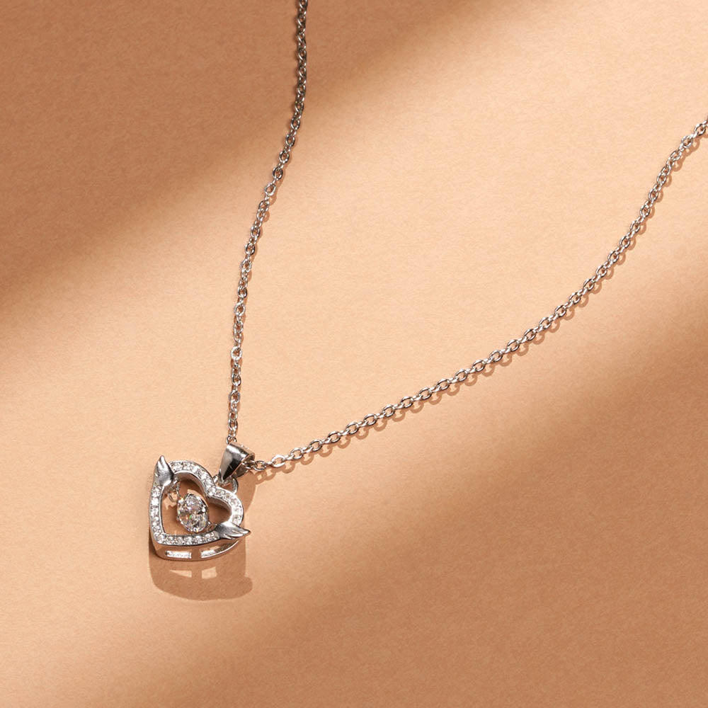 Love Locked Heart 925 Sterling Silver Necklace