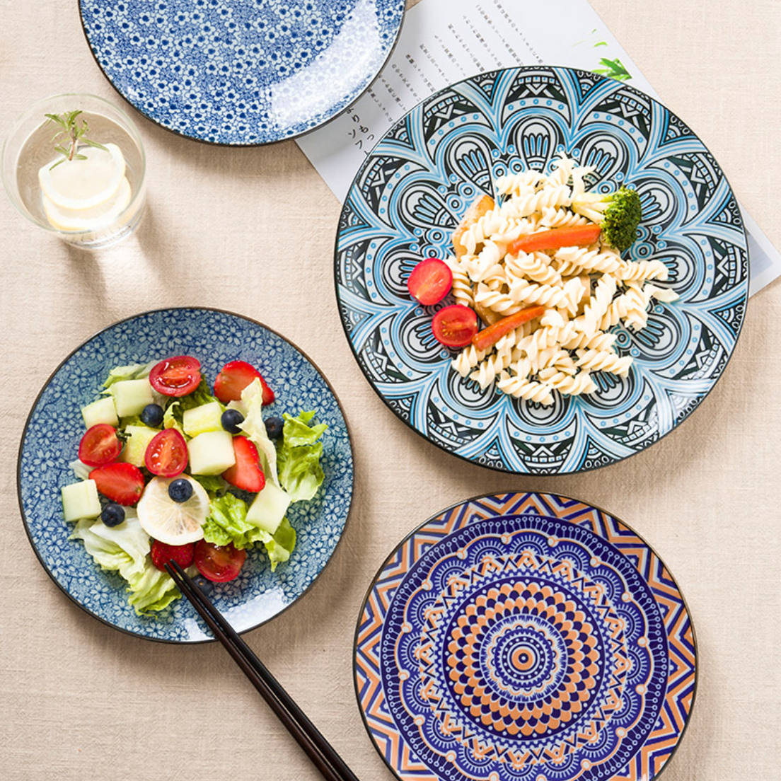 Mandala Dinner Plate