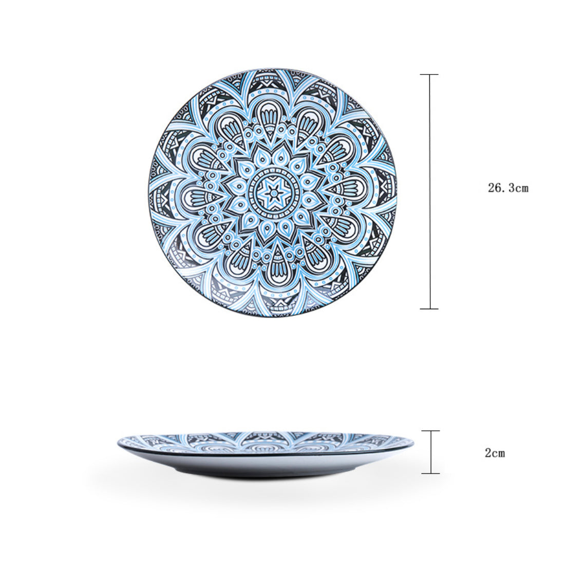 Mandala Dinner Plate