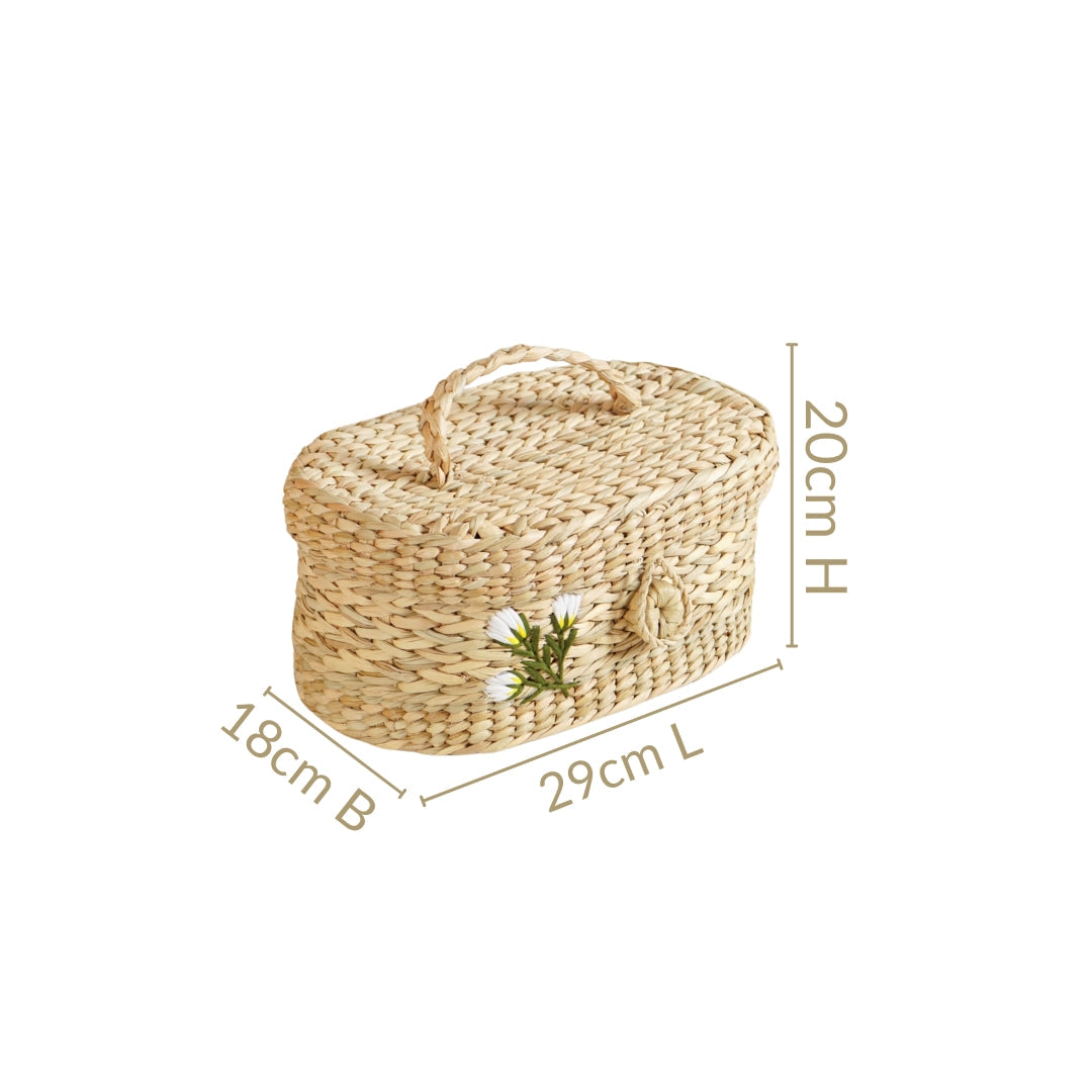 Kauna Grass Storage Basket – Eco-Friendly Handcrafted Organizer