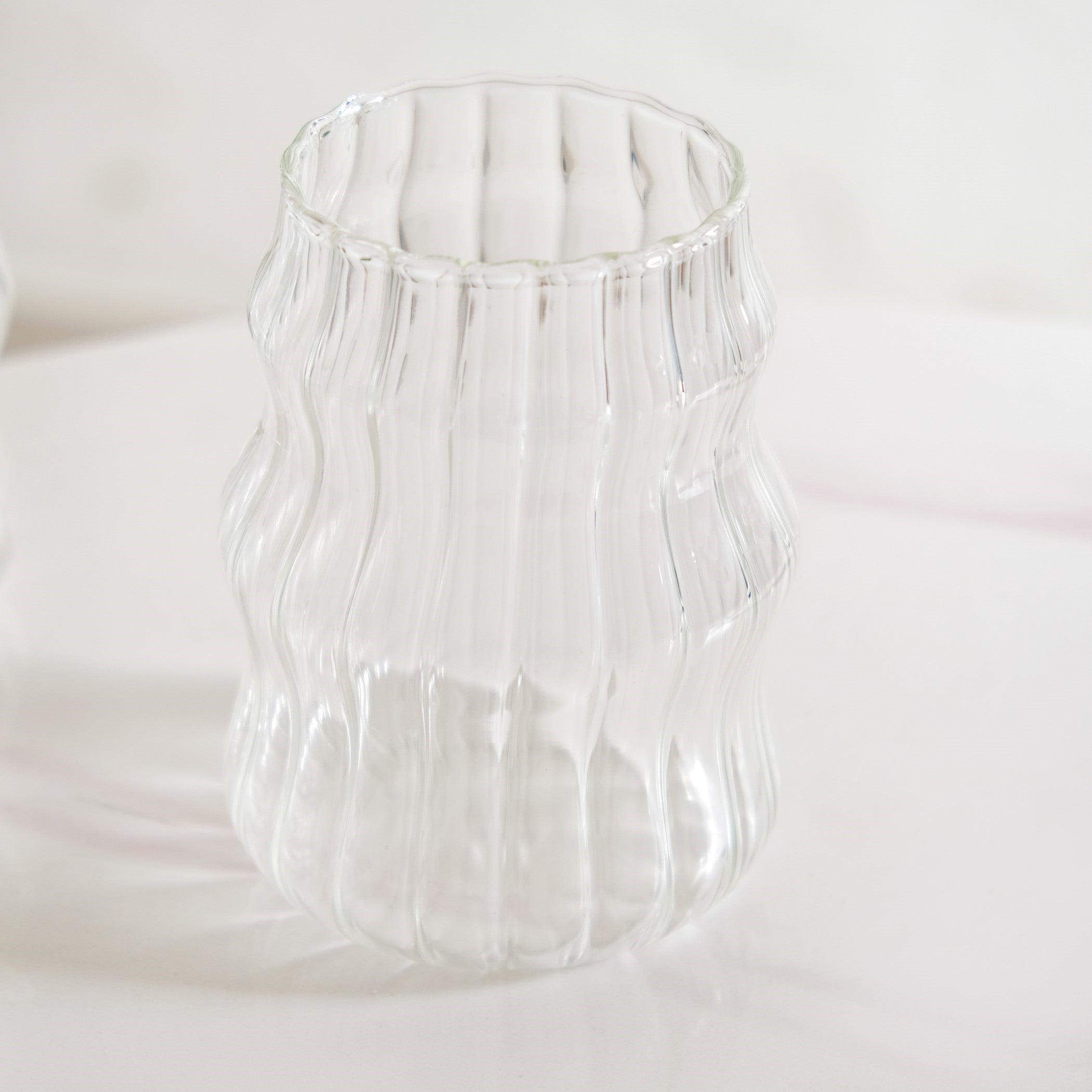 Ocean Waves Glass Tumblers Set Of 2 550ml