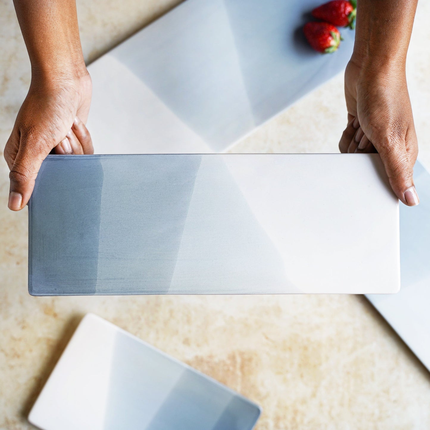 Ombre Tray Grey