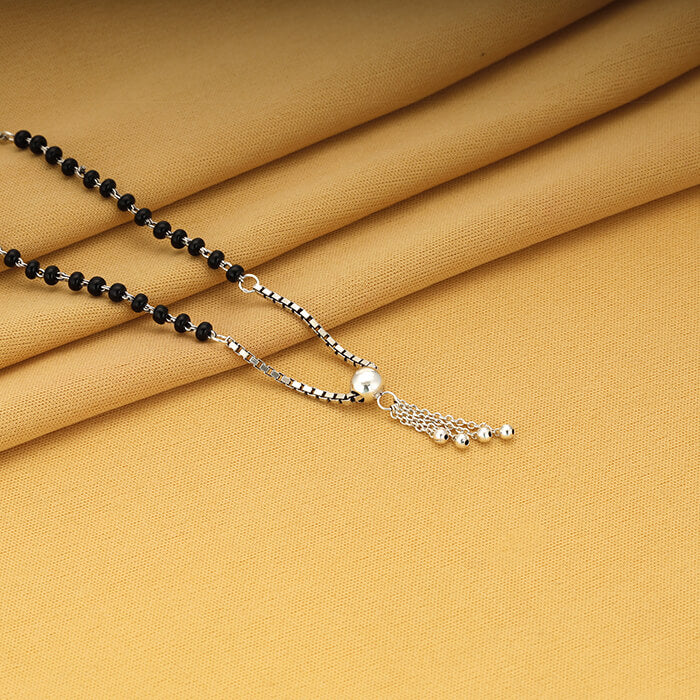 Oxidised Silver Immense Love Mangalsutra