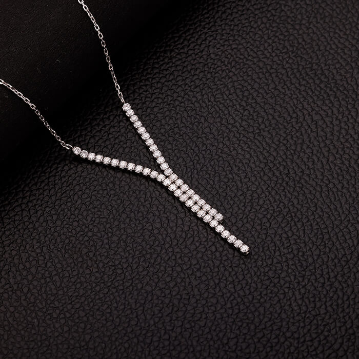 Silver Collide Necklace