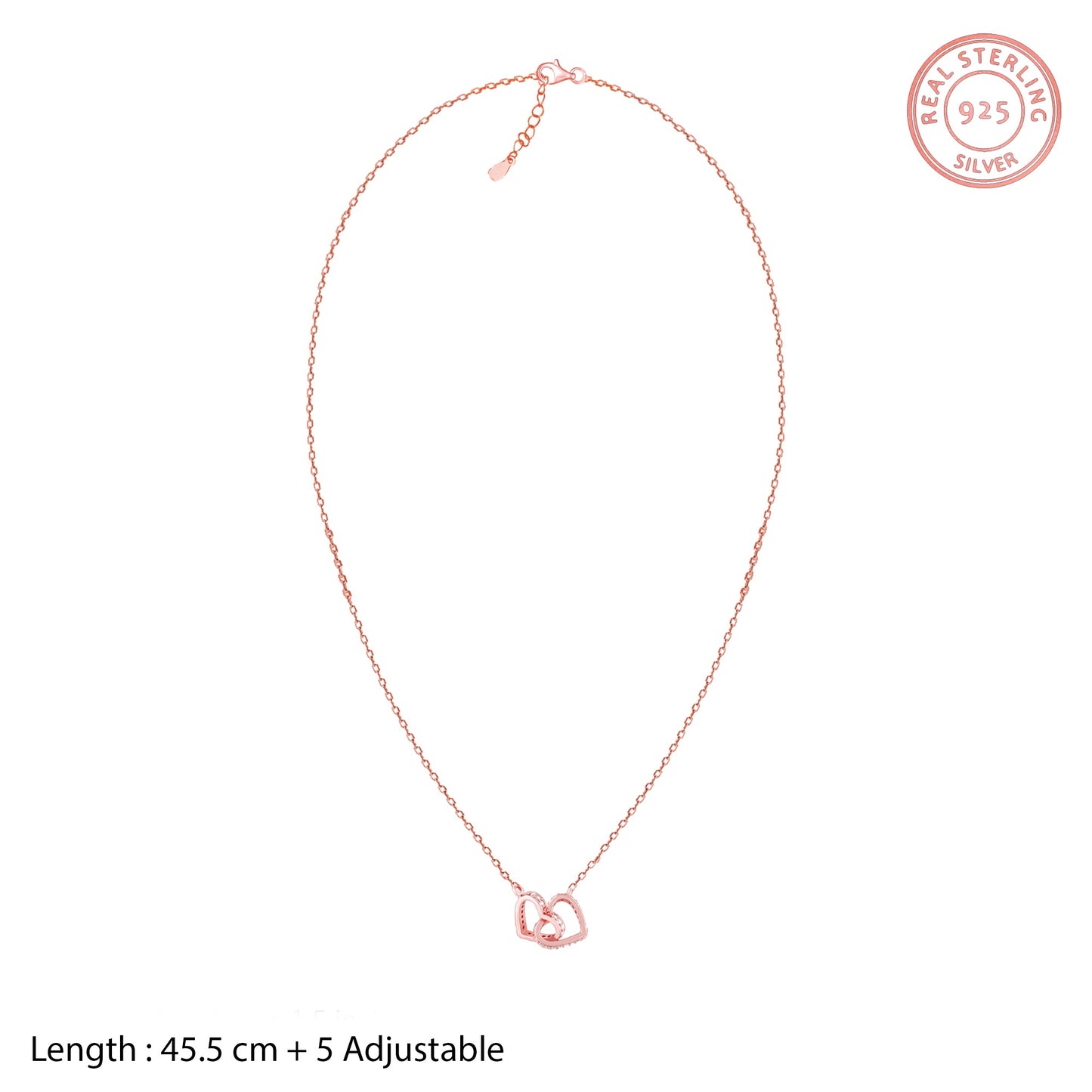 Rose Gold Locked-In-Love Necklace