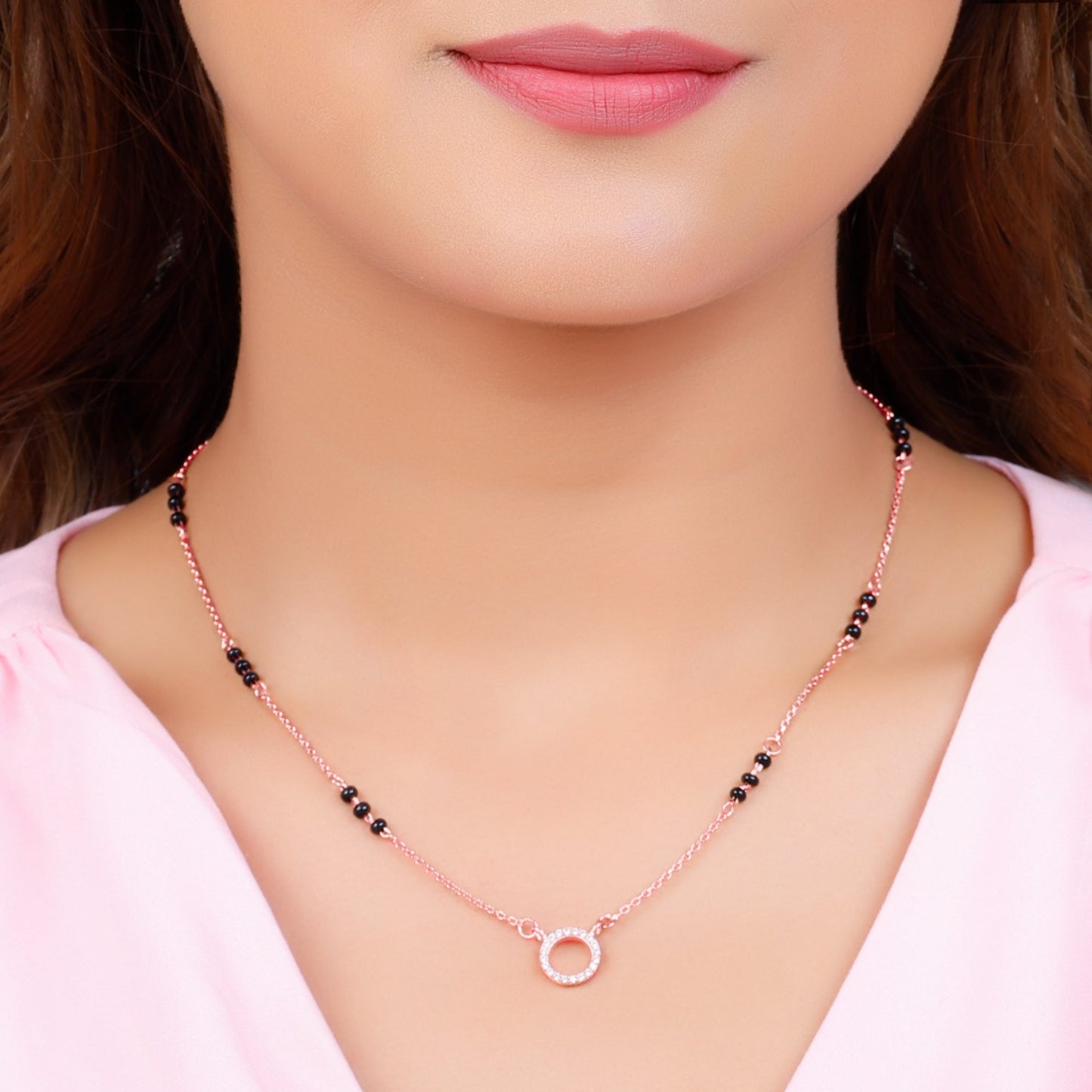 Rose Gold Connected for Life Mangalsutra