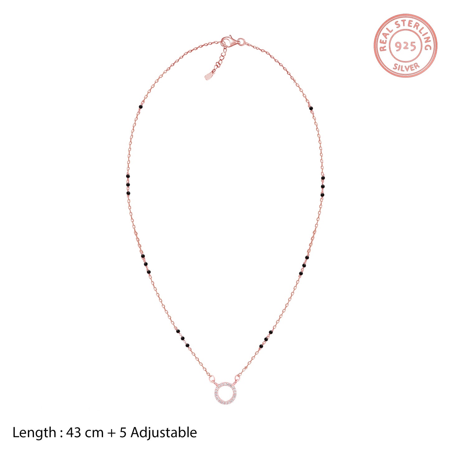 Rose Gold Connected for Life Mangalsutra
