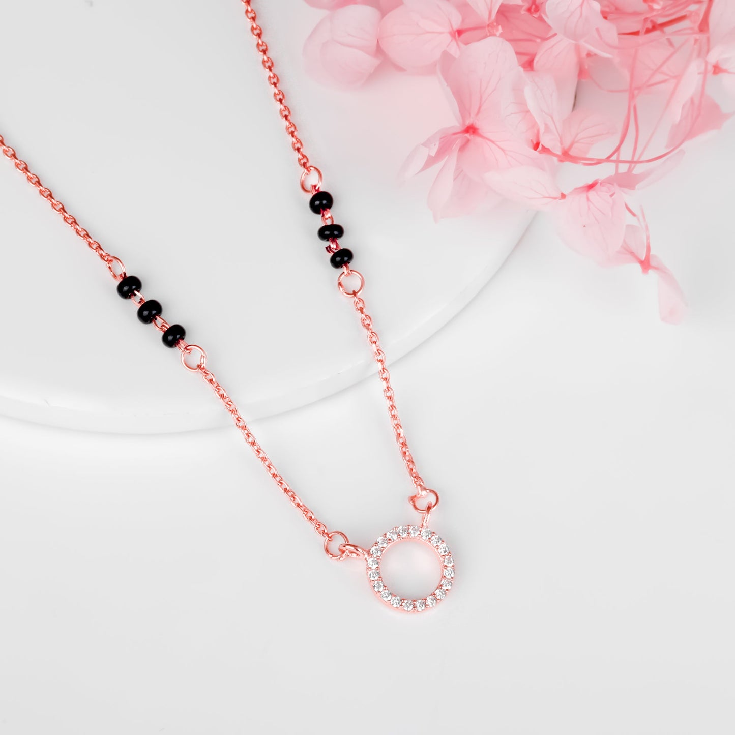 Rose Gold Connected for Life Mangalsutra