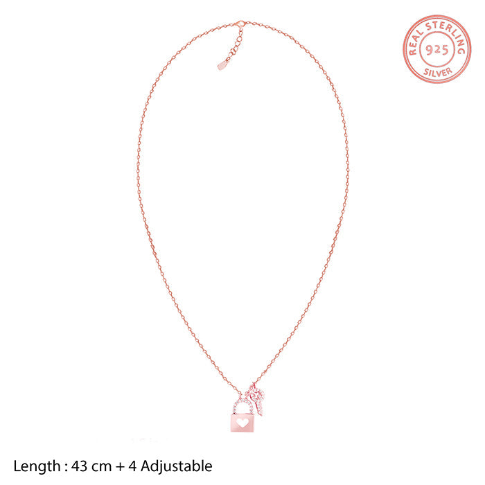 Rose Gold Perfectly Matched Necklace