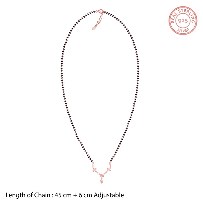 Rose Gold Harmony Drop Mangalsutra