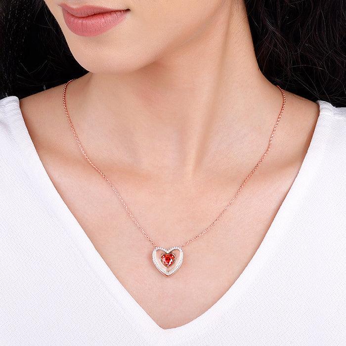 Rose Gold Custom I Love You Necklace