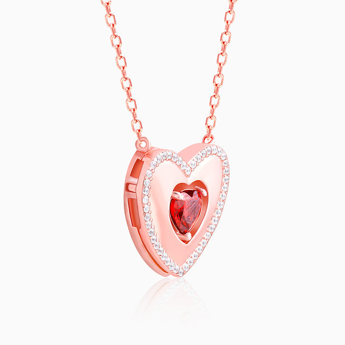 Rose Gold Custom I Love You Necklace