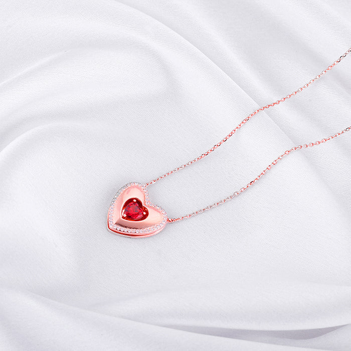 Rose Gold Custom I Love You Necklace