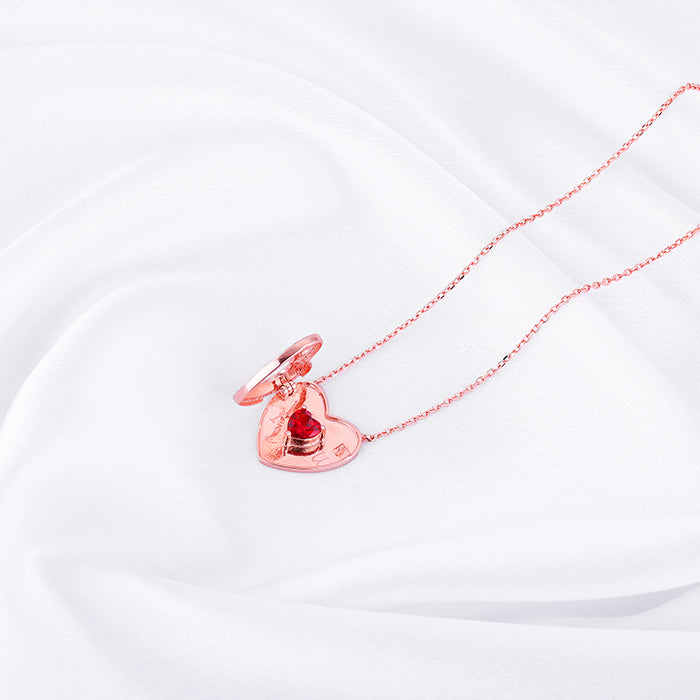 Rose Gold Custom I Love You Necklace