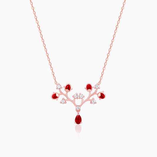 Rose Gold Love Garden Necklace