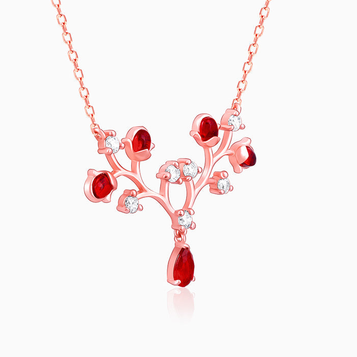 Rose Gold Love Garden Necklace