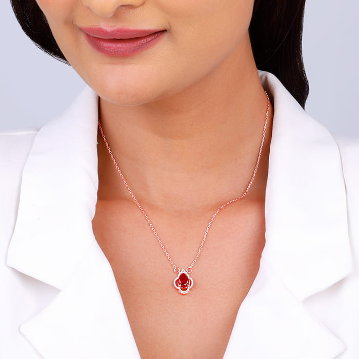 Rose Gold Love Confession Necklace