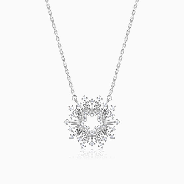 Silver Starshine Necklace