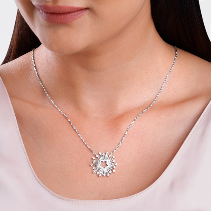 Silver Starshine Necklace