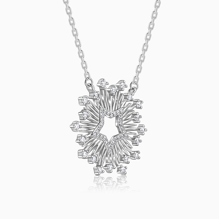 Silver Starshine Necklace