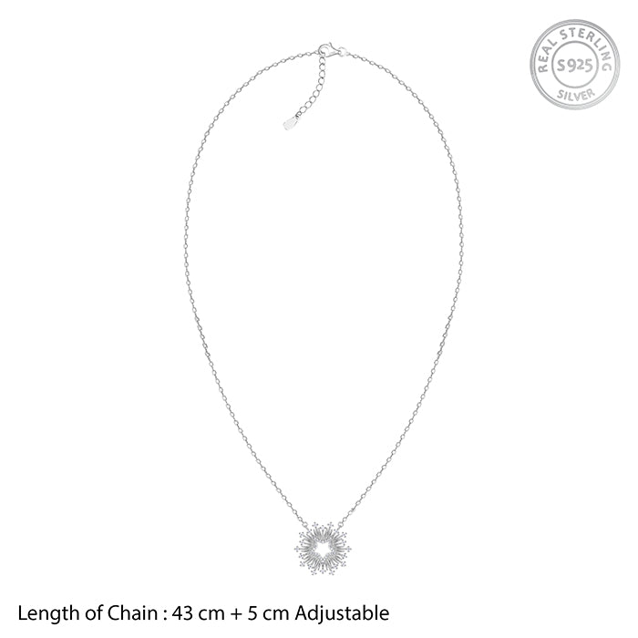 Silver Starshine Necklace