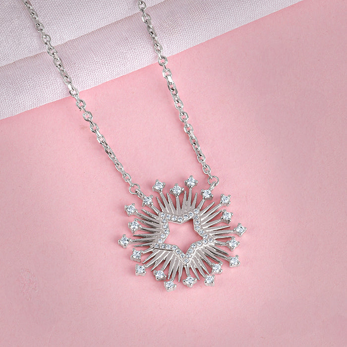 Silver Starshine Necklace