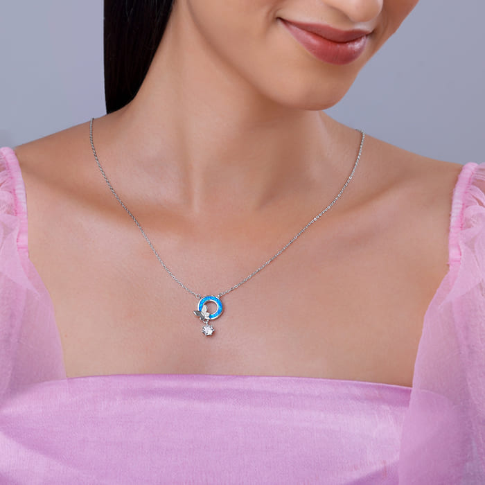 Silver Be You Necklace