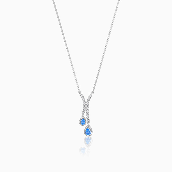 Silver Oceanic Sparkle Necklace