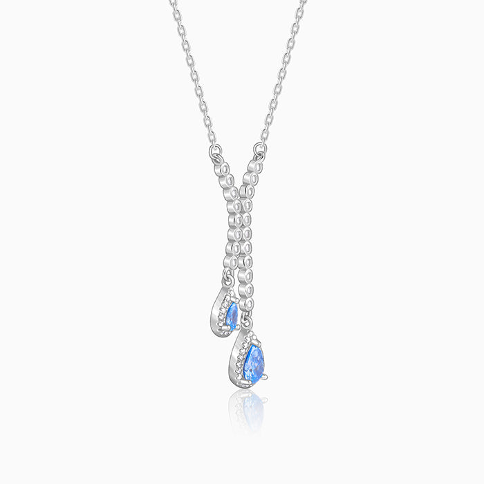 Silver Oceanic Sparkle Necklace