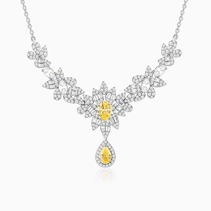 Silver The Fleur Necklace