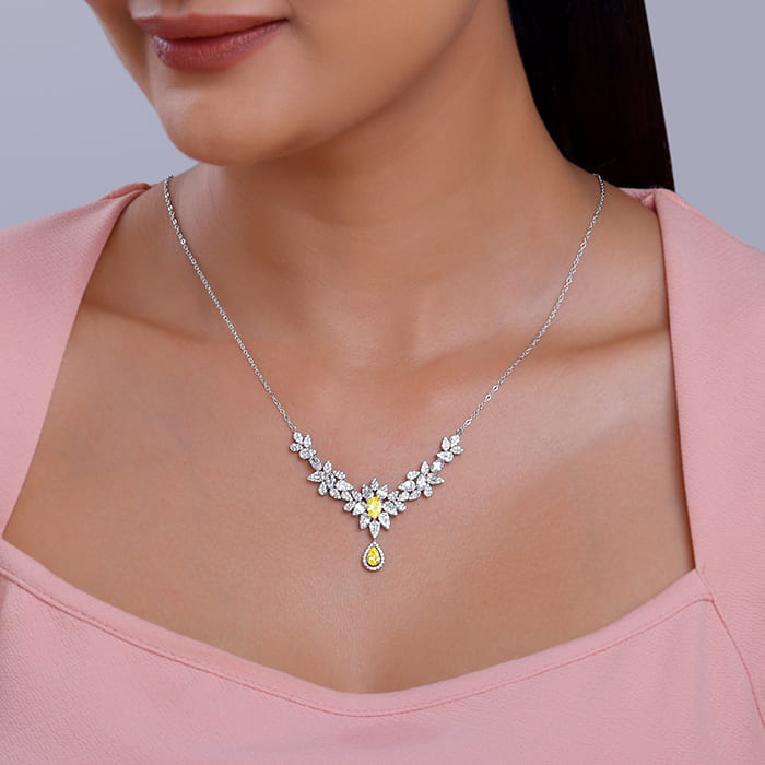 Silver The Fleur Necklace