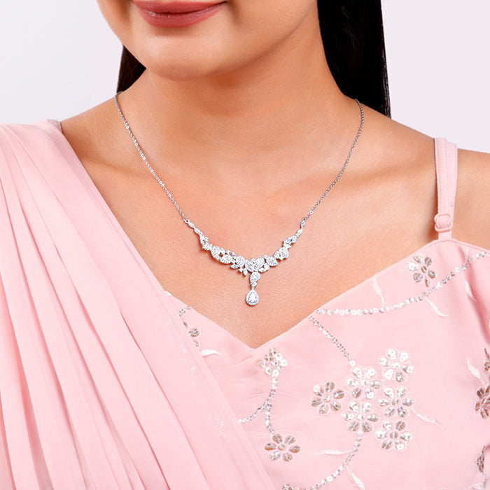 Silver Natalie Necklace